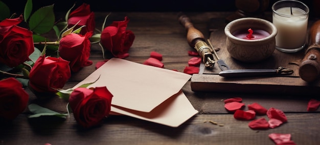 Escrever cartas de amor sinceras um ao outro e trocar