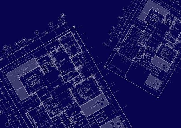 Foto escrever um plano de arquitetura para a construção