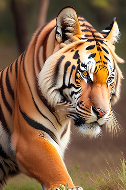 Escribir ataques de tigre de bengala