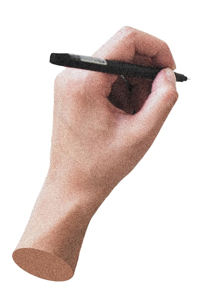 Escribir con bolígrafo png en un fondo transparente