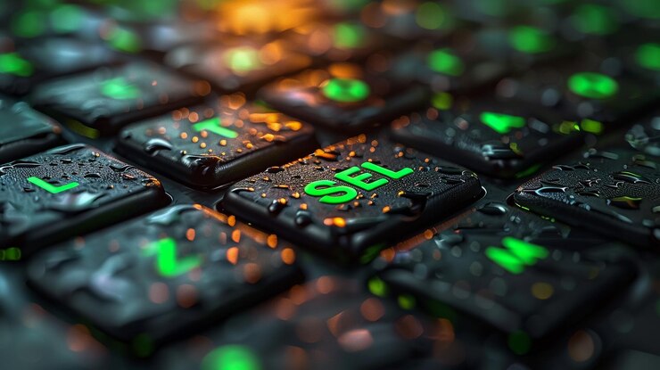 Foto escribir una palabra vender en el teclado baton