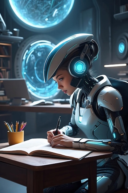 La escritura creativa mejorada por la IA crea gemas literarias en las clases de literatura futurista