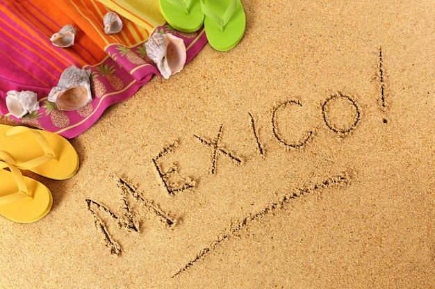 Escritura de playa en México