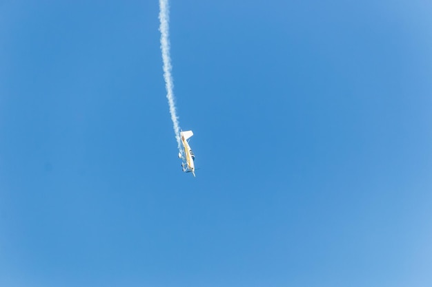 Escuadrón del cielo actuando en Copacabana en Río de Janeiro, Brasil