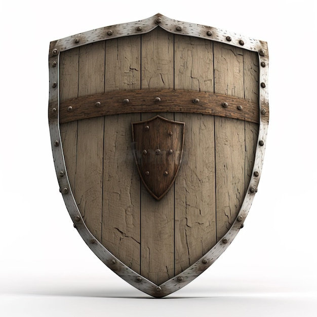 Escudo de madera armeria medieval