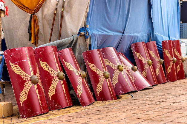 Escudos romanos Recreación histórica en España