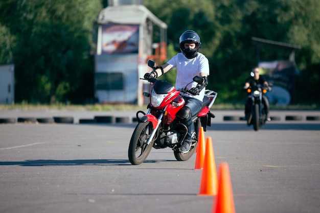 Escuela de motos.