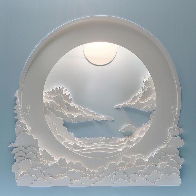 una escultura blanca con un dragón blanco en ella