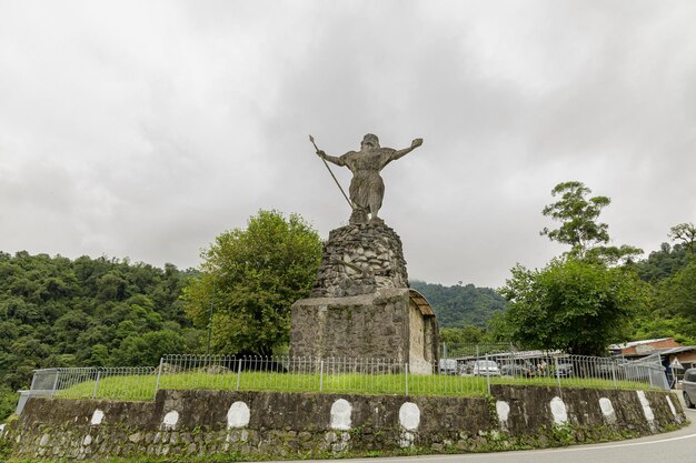 Escultura El Chasqui ubicada en la Ruta 307 en Tucuman Argentina