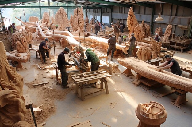 Escultura de histórias de sucesso foto de negócio tangível