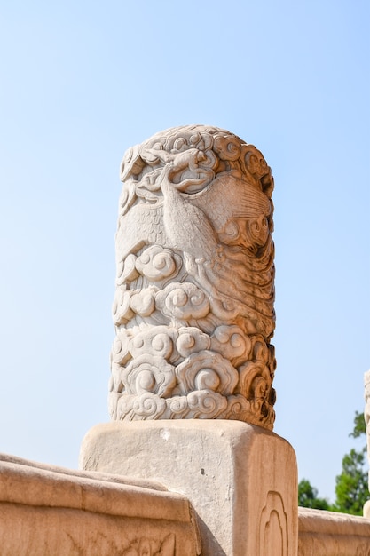 Foto escultura em pedra