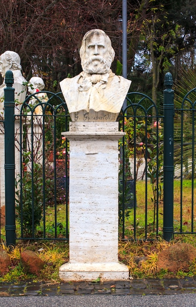 Escultura Halflength de Garibaldi