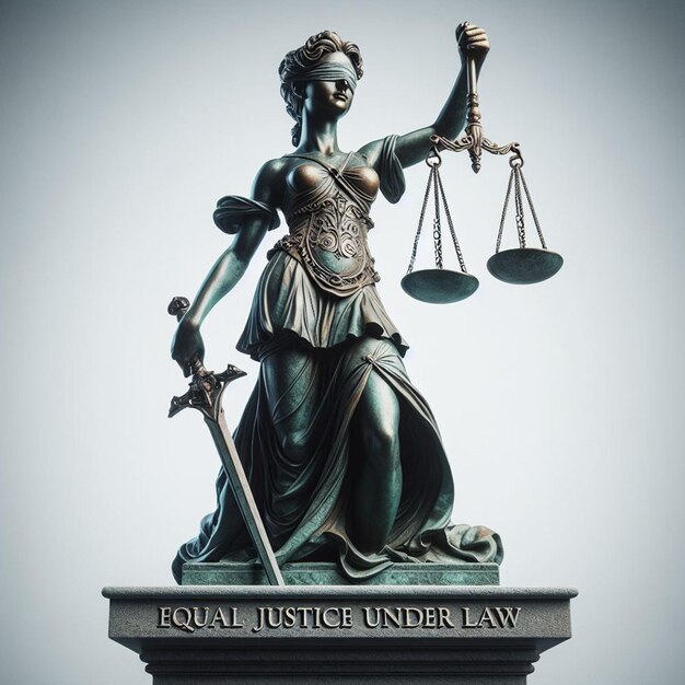 La escultura de la justicia