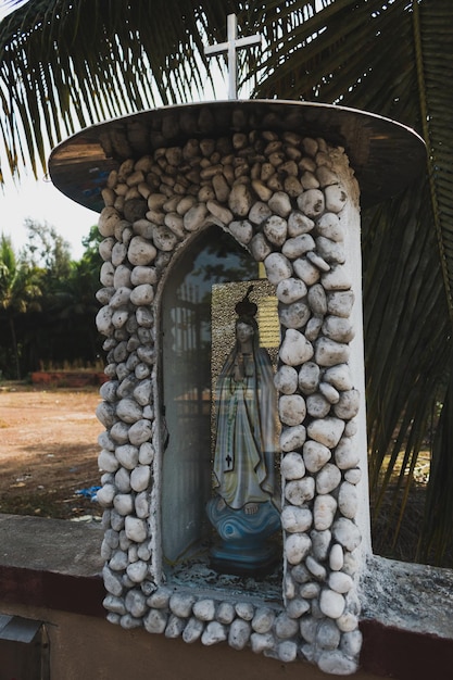 Escultura de la Madre María en la iglesia de MangaloreIndia