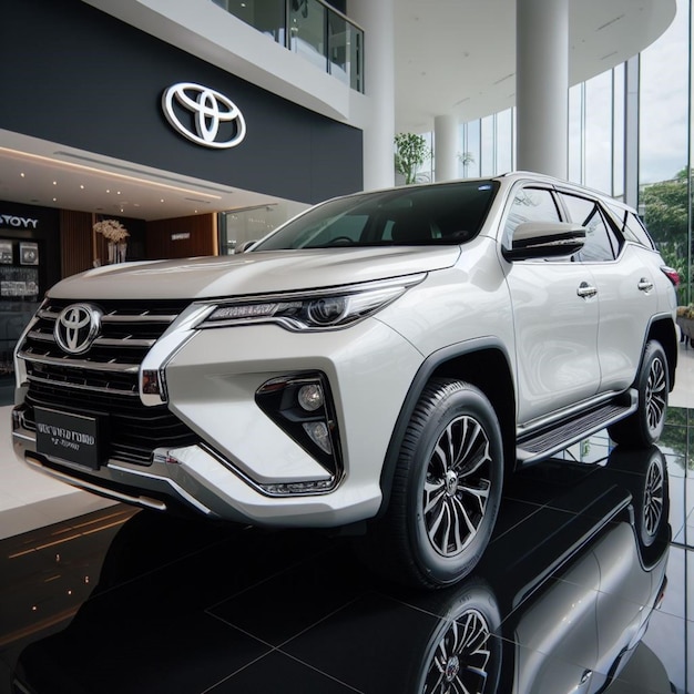 esencia elegante explorar el encanto dinámico de la perla blanca de platino toyota fortuner en detalle