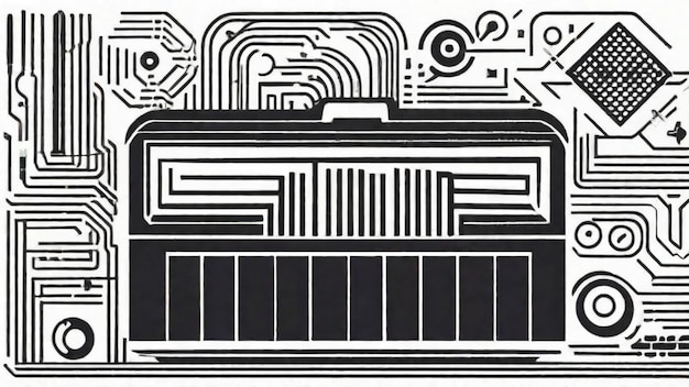 Foto la esencia de la tecnología siem