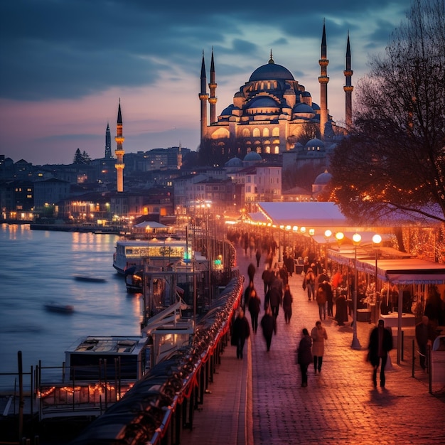 Esencia vibrante de los puntos de referencia icónicos de Estambul Experiencias culturales y deliciosa comida callejera