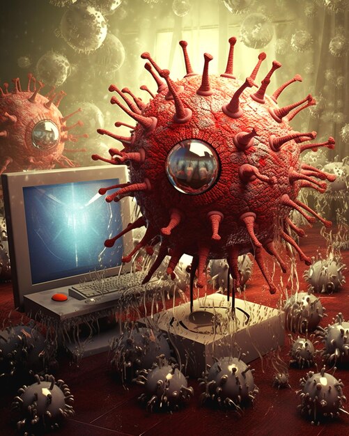 Foto esencia de un virus