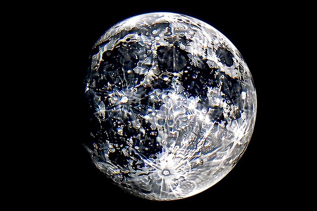 una esfera congelada con la palabra hielo en ella