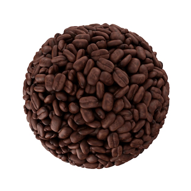 Esfera de granos de café