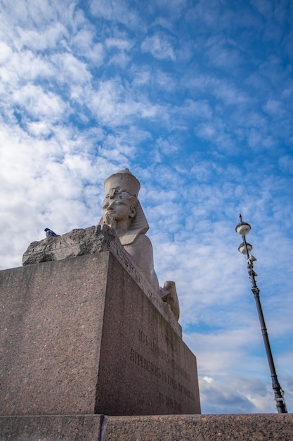 Esfinge estátua na cidade de St. Peterburg