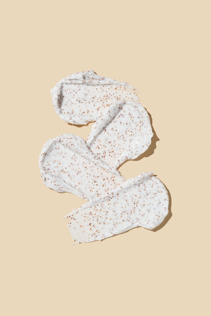 Foto esfregaços de esfregaços corporais de frutas e bagas esfregações corporais de textura da amostra esfregaço cosmético