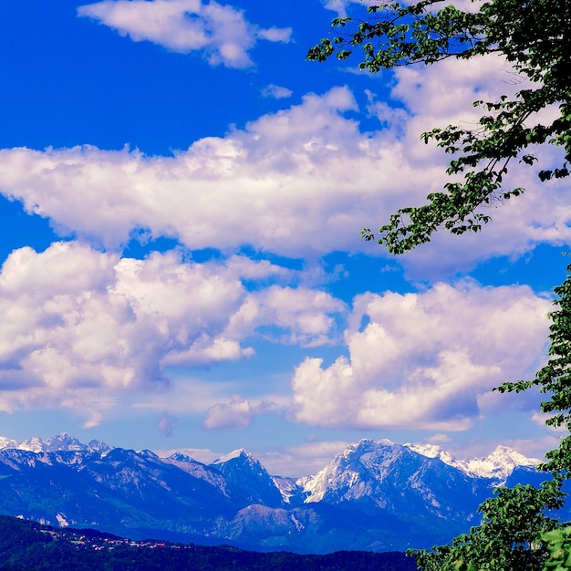Eslovenia. Montañas. Concepto de viajes por la naturaleza