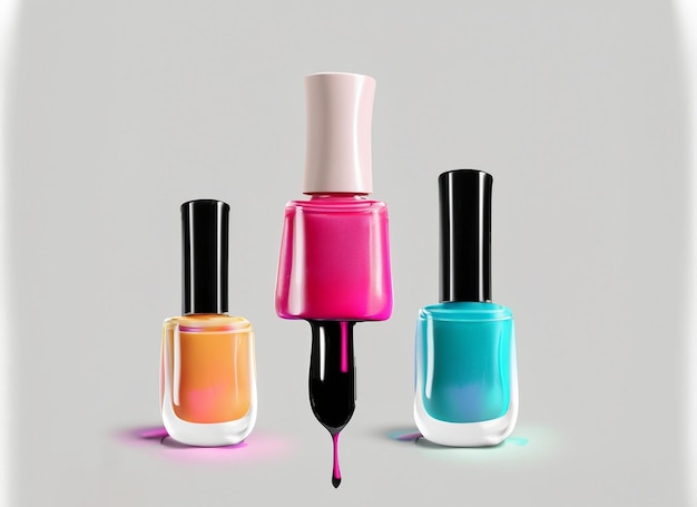 Esmalte de dedo maquiagem cosmético de beleza