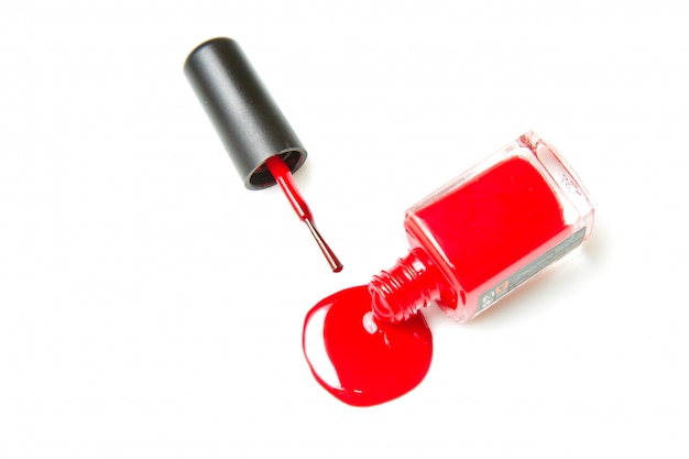 Esmalte de uñas rojo