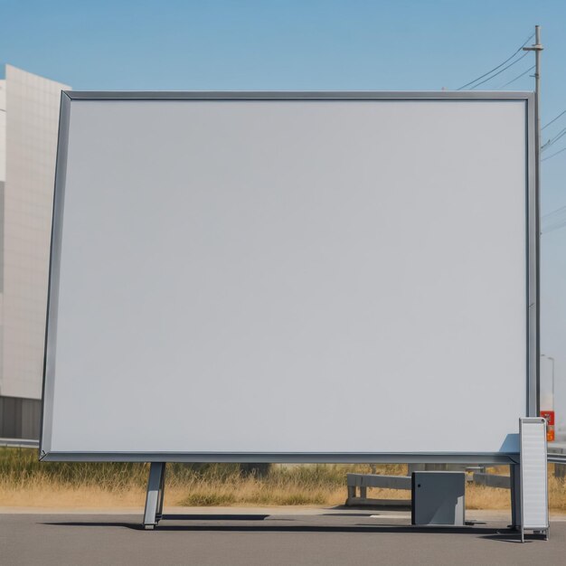 espacio en blanco de cartelera para publicidad