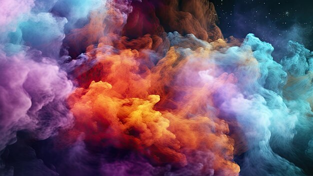 Foto el espacio colorido, la nebulosa de la nube de la galaxia, el cosmos de la noche de las estrellas, la ciencia del universo, la astronomía, el fondo de la supernova.