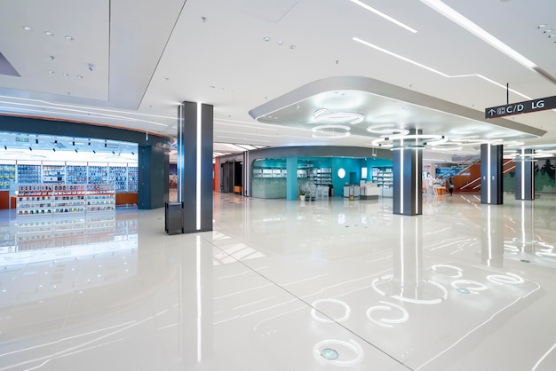 Espacio interior de una tienda por departamentos
