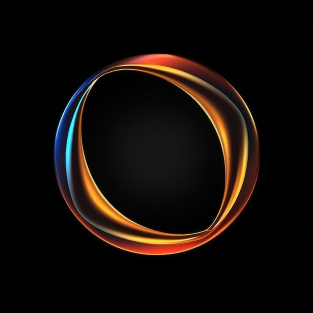 Espacio libre de logotipo para texto en el centro sobre fondo negro