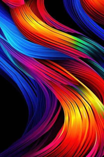 Espacio de paleta de colores ondulados abstractos para su diseño