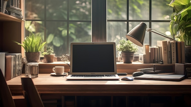 Espacio de trabajo bañado en luz natural