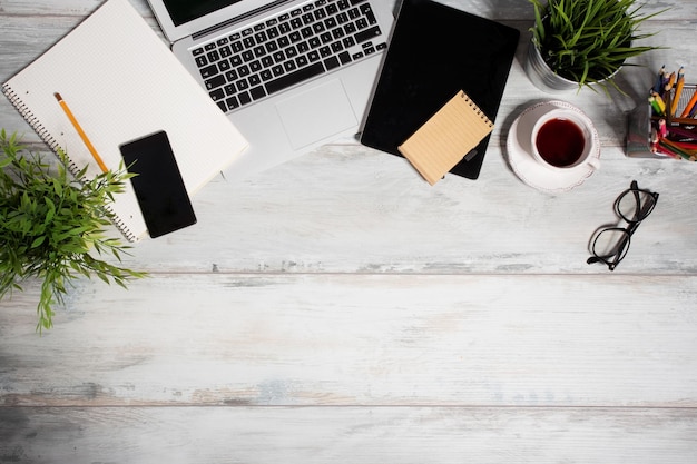 Foto espacio de trabajo en la oficina