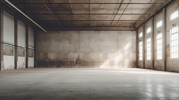 Foto un espacio vacío de pared de hormigón gris