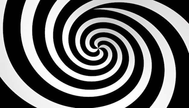 espaço circular preto e branco com um efeito de uma espiral no estilo de imagens de arte pop