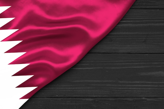 Espaço da cópia da bandeira Qatar