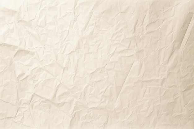 Espaço de design fundo texturizado de papel amassado bege