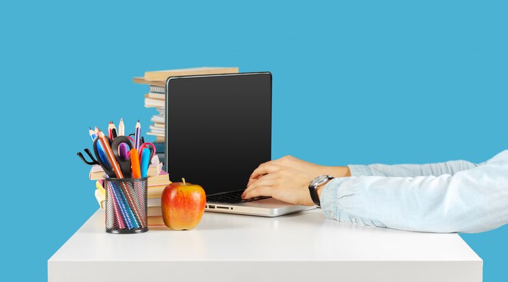 Foto espaço de trabalho criativo moderno