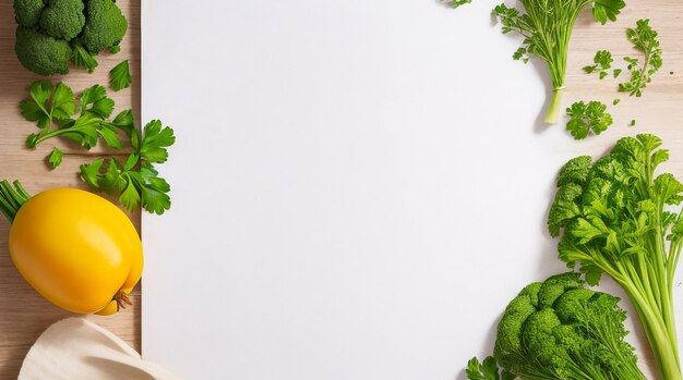Espaço em branco de tela culinária para design de receita de comida com amplo espaço para texto