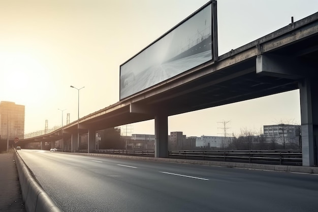 Espaço promocional imperdível Outdoor em branco ultranítido para publicidade ao ar livre