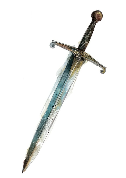 La espada es la espada de las armas, la daga.