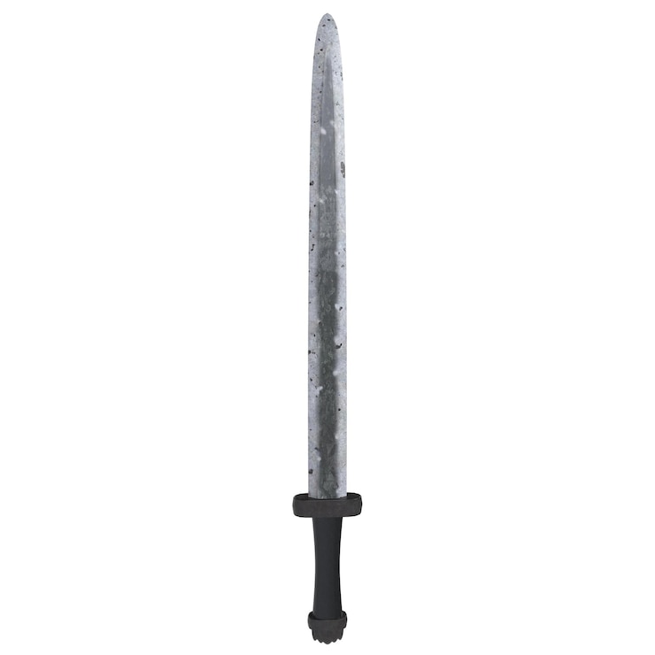 Foto espada viking isolada em fundo branco