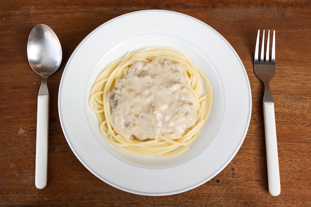 Espagueti Carbonara.