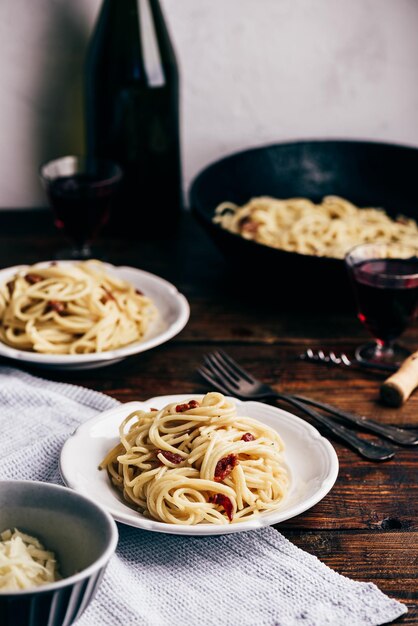 Espaguetis Clásicos Carbonara