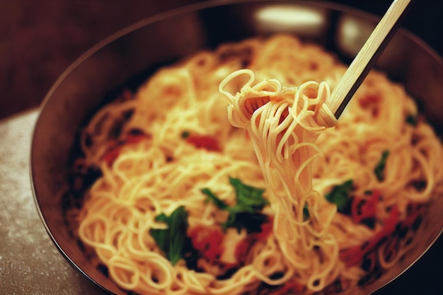 espaguetis con salsa chef gourmet