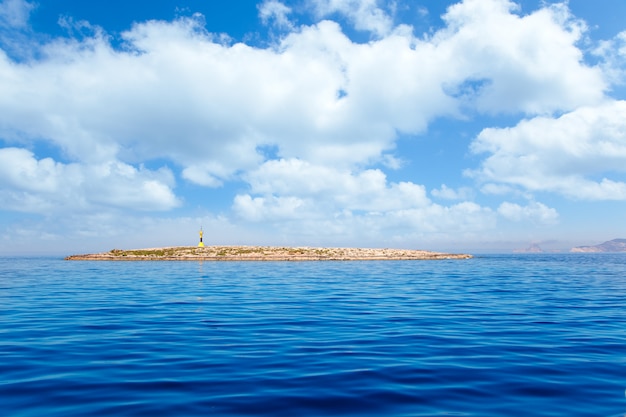 Espalmador na ilha de Formentera farol de Gastabi