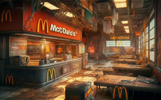 Foto españa 19 de marzo de 2023 mcdonalds corporation es una cadena multinacional de restaurantes de comida rápida